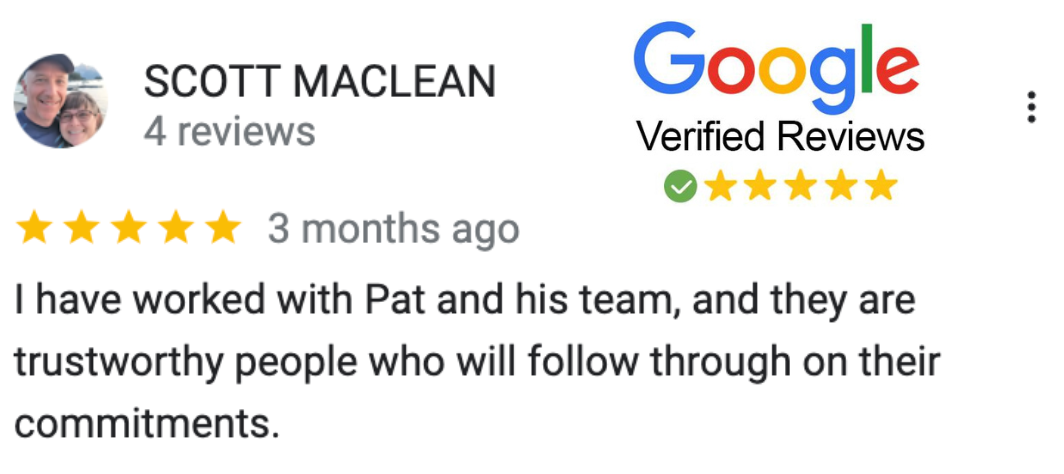 Paramount rop Buyers Google review 5 star from Cody